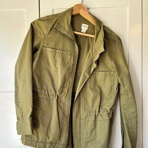 J. Crew twill utility army jacket